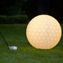  - Svítidlo ve tvaru golfového míčku, 40 cm, E27, 230V - VYSTAVENÝ VZOREK