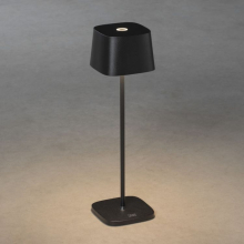  - Stolní nabíjecí přenosná lampička Capri černá, Konstsmide