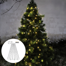  - Venkovní vánoční osvětlení na strom, jednoduchá instalace, 160 LEDteplá bílá, Star Trading