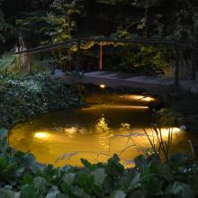 Světla do jezírka, fontány či bazénu, svítící pod vodou