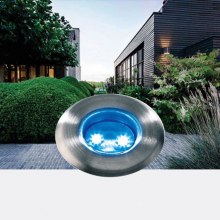  - Astrum LED modrá 0,3W, 12V, IP68, venkovní zápustné svítidlo, Garden Lights