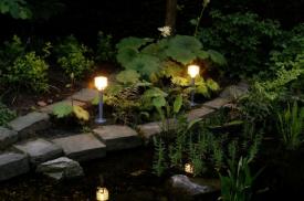 Romantika večerní zahrady