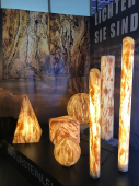 Epstein-Design, venkovní svítící objekty s pískovcem 