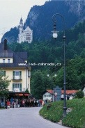 Hohenschwangau - historické pouliční osvětlení 