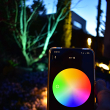 Inteligentní zahradní osvětlení ovládání přes Bluetooth 