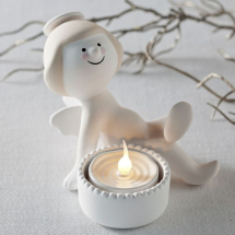 Keramický andílek Madeleine s čajovou svíčkou na baterie 