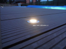Orientační zápustná LED svítidla Bena jsou ideální k instalaci do dřevěných a plastových terasových prken 