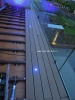 Venkovní zápustná svítidla Alpha lze požít i k dekorativnímu osvětlení balkónů 